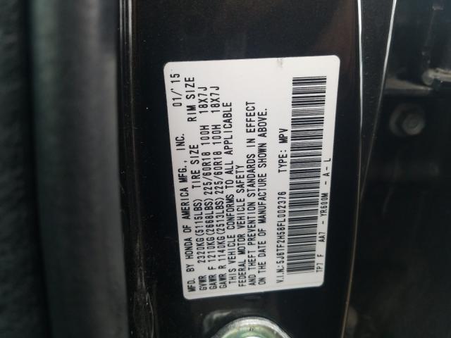 2015 HONDA CROSSTOUR 5J6TF2H58FL002376