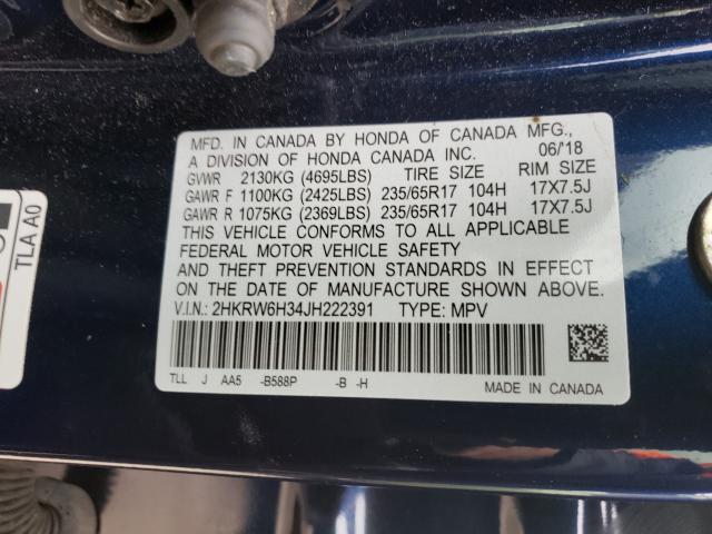 2018 HONDA CR-V LX 2HKRW6H34JH222391