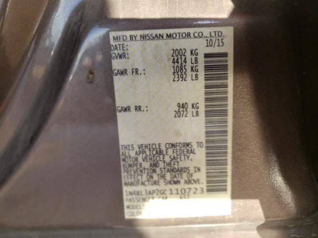 2016 NISSAN ALTIMA 3.5 1N4BL3AP2GC110723