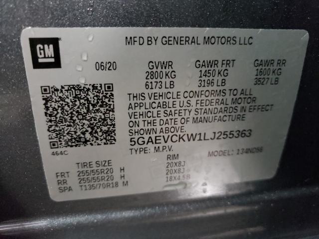 2020 BUICK ENCLAVE AV 5GAEVCKW1LJ255363