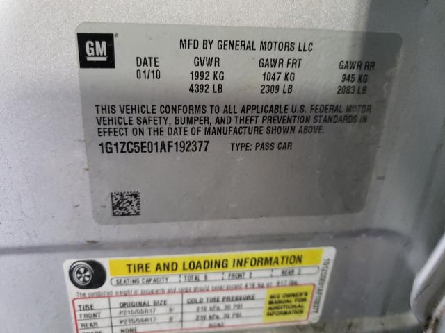 2010 CHEVROLET MALIBU 1LT 1G1ZC5E01AF192377