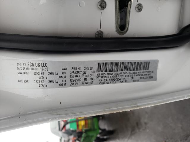 2019 JEEP CHEROKEE L 1C4PJMLB6KD478340