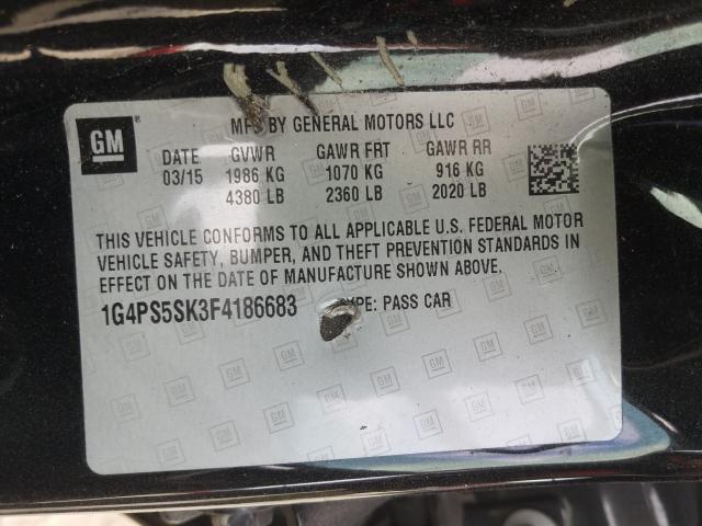 2015 BUICK VERANO 1G4PS5SK3F4186683