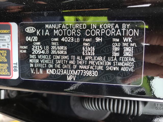 2021 KIA SOUL LX KNDJ23AUXM7739830