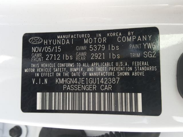 2016 HYUNDAI GENESIS 3. KMHGN4JE1GU142387