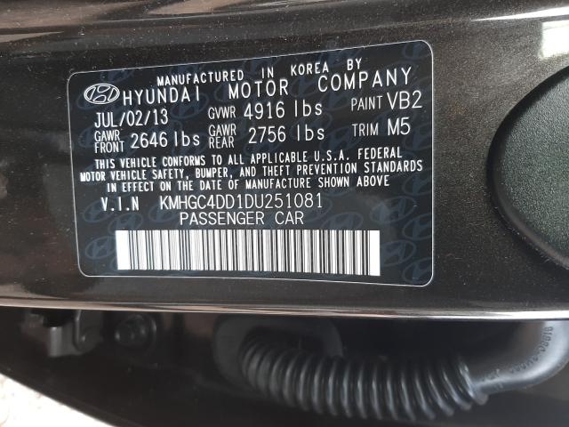 2013 HYUNDAI GENESIS 3. KMHGC4DD1DU251081