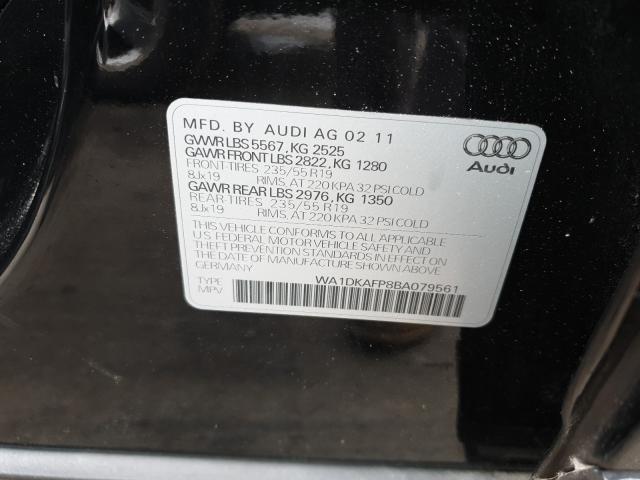 2011 AUDI Q5 PREMIUM WA1DKAFP8BA079561