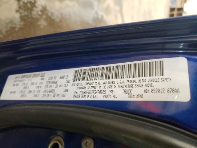 2014 DODGE RAM 1C6RR7GT2ES470605