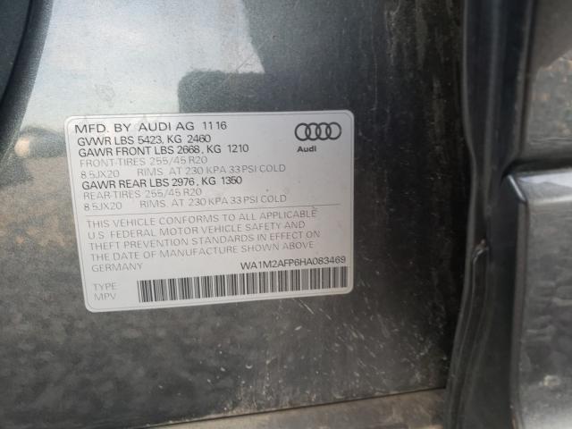 VIN WA1M2AFP6HA083469 2017 Audi Q5, Premium Plus no.10