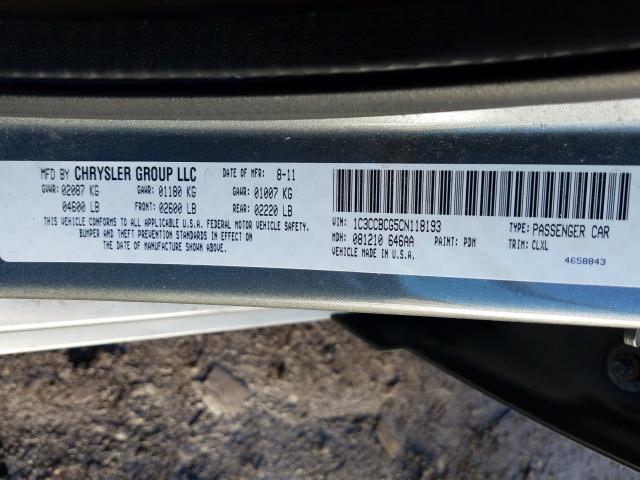 2012 CHRYSLER 200 LIMITE 1C3CCBCG5CN118193
