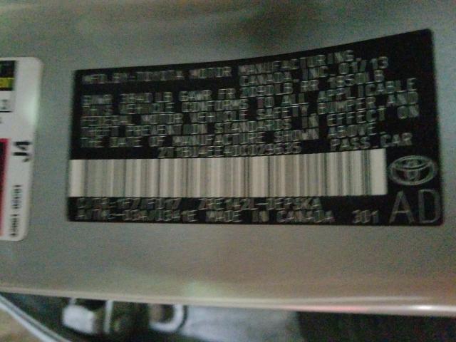 2013 TOYOTA COROLLA BA 2T1BU4EE4DC029635