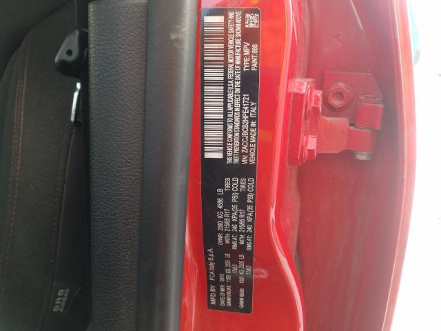 2017 JEEP RENEGADE T ZACCJBCB2HPE41721