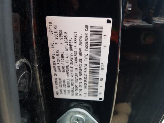 2010 HONDA ACCORD EXL 1HGCP2F87AA180608