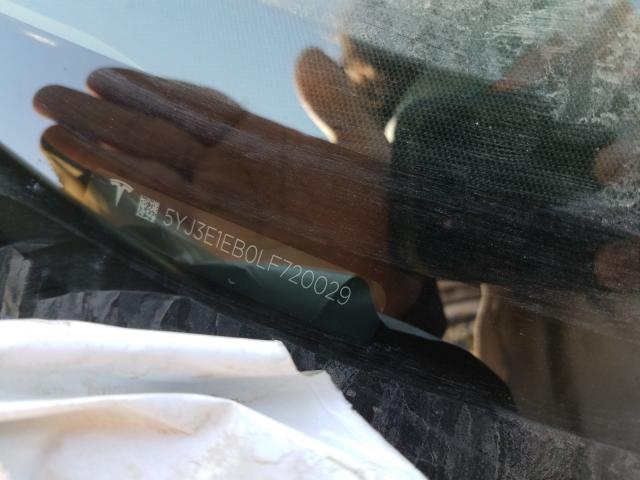 2020 TESLA MODEL 3 5YJ3E1EB0LF720029
