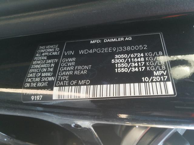 2018 MERCEDES-BENZ METRIS WD4PG2EE9J3380052