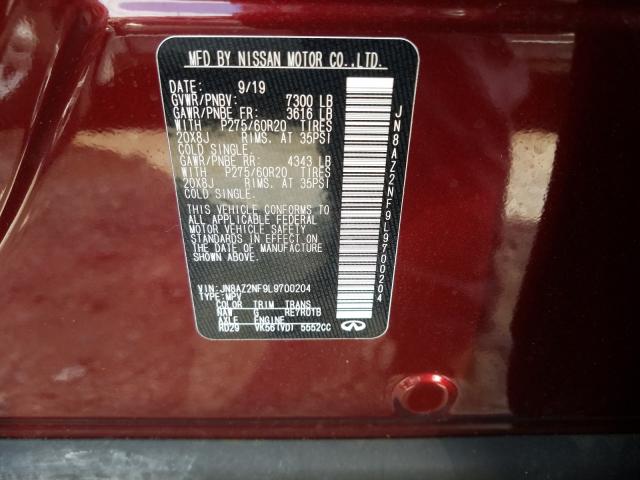 2020 INFINITI QX80 LUXE JN8AZ2NF9L9700204