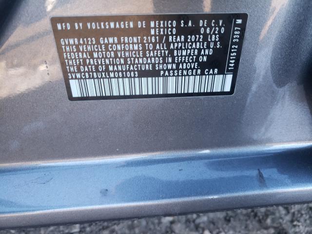 2020 VOLKSWAGEN JETTA S 3VWCB7BUXLM061063