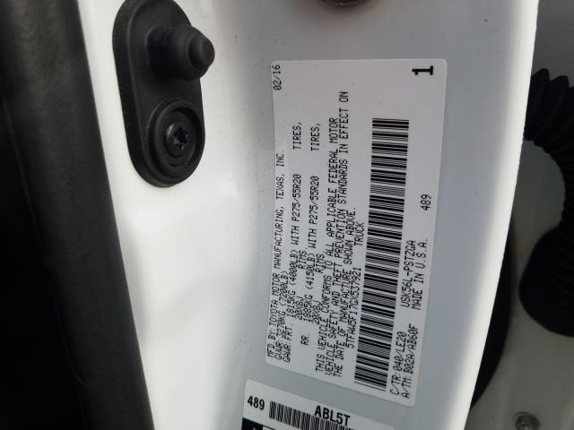 2016 TOYOTA TUNDRA CRE 5TFAW5F17GX537921