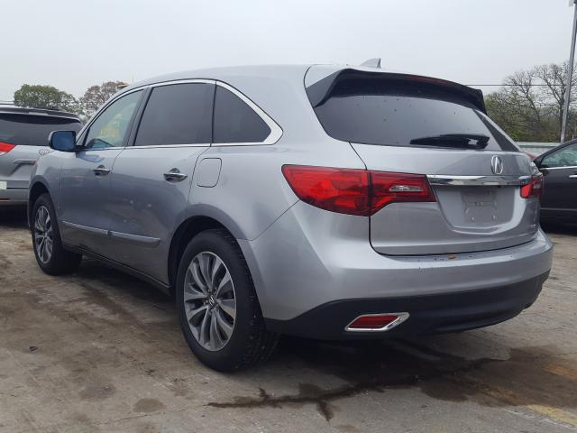 2016 ACURA MDX TECHNO 5FRYD4H40GB017221