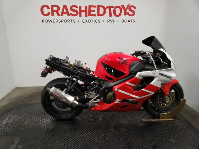 Salvage motorcycles for sale at Austell, GA auction: 2001 Honda CBR600F4I