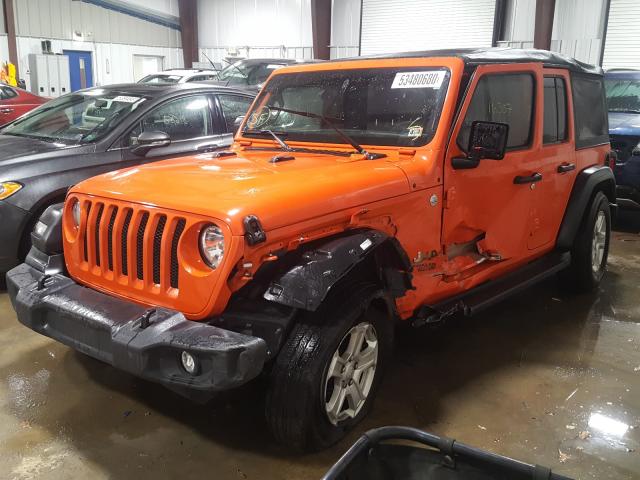 2019 JEEP WRANGLER S 1C4HJXDG1KW546273
