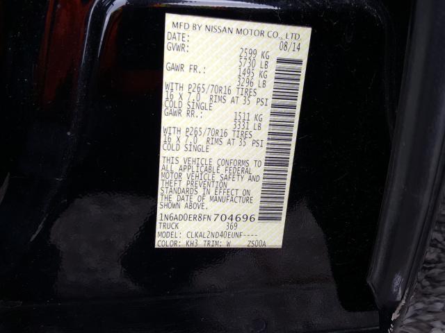 2015 NISSAN FRONTIER S 1N6AD0ER8FN704696