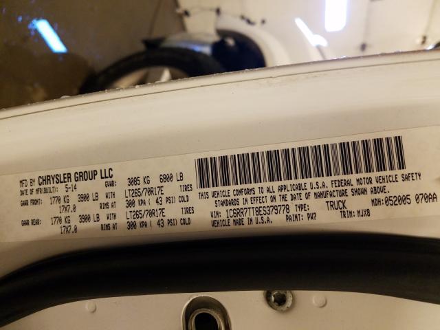 2014 RAM 1500 SLT 1C6RR7TT8ES379778