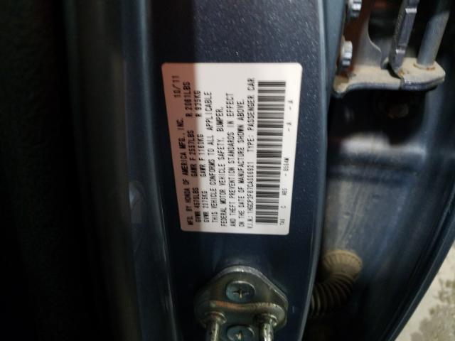 2012 HONDA ACCORD EXL 1HGCP3F87CA006921