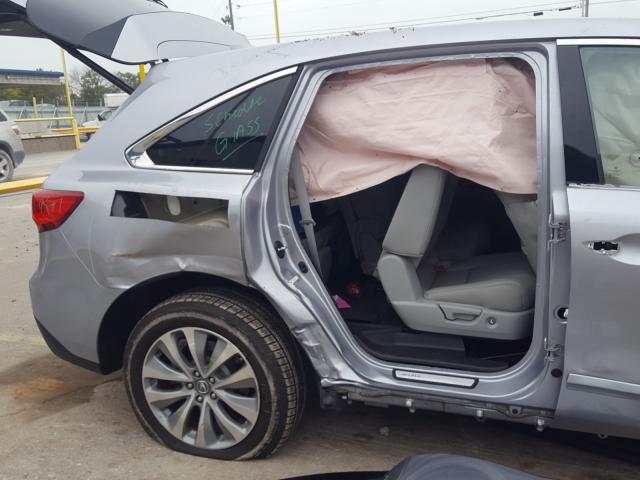 2016 ACURA MDX TECHNO 5FRYD4H40GB017221