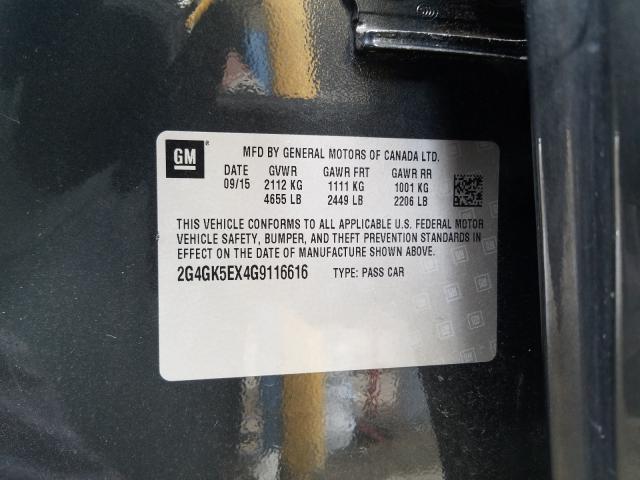 2016 BUICK REGAL 2G4GK5EX4G9116616