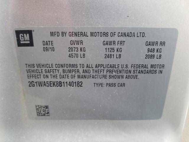 2011 CHEVROLET IMPALA LS 2G1WA5EK8B1140182