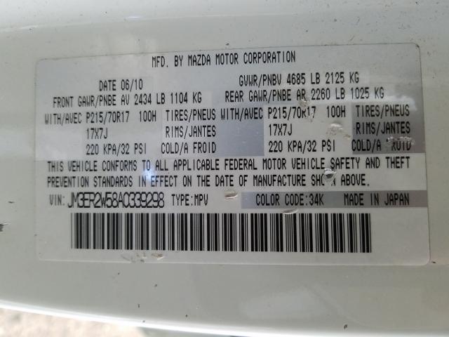 2010 MAZDA CX-7 JM3ER2W58A0339298