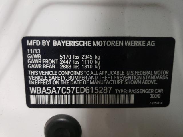 2014 BMW 528 XI WBA5A7C57ED615287