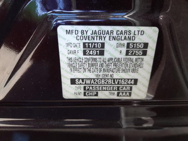 2011 JAGUAR XJL SAJWA2GB2BLV16244