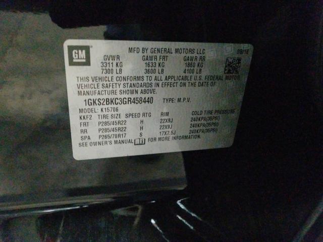 2016 GMC YUKON SLT 1GKS2BKC3GR458440