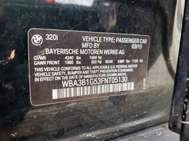 2015 BMW 320 I WBA3B1G53FNT05130