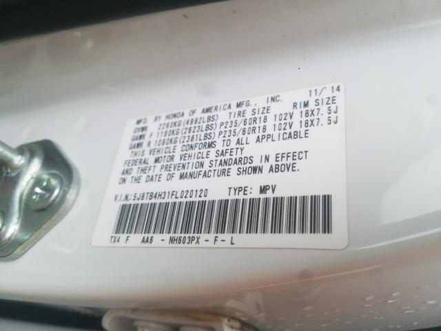 2015 ACURA RDX 5J8TB4H31FL020120