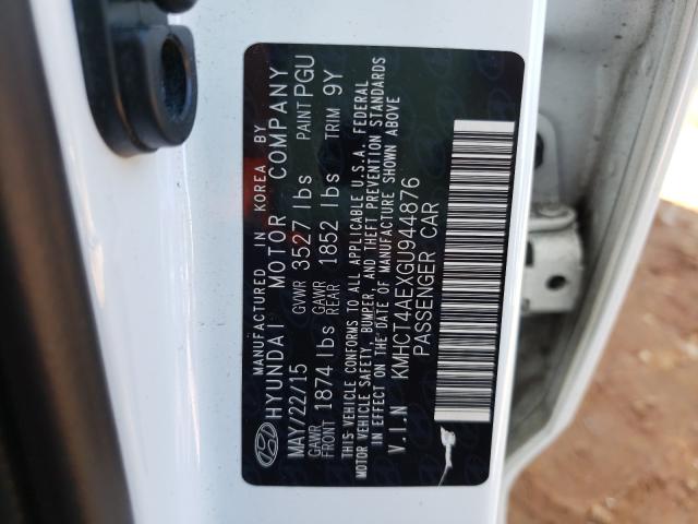 2016 HYUNDAI ACCENT SE KMHCT4AEXGU944876