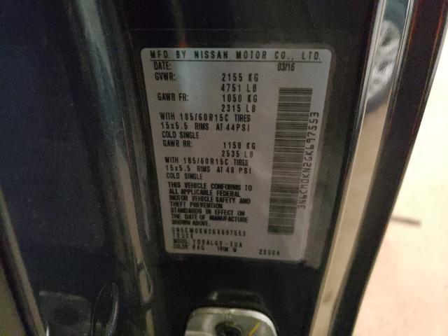 2016 NISSAN NV200 2.5S 3N6CM0KN2GK697553