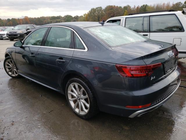 2019 AUDI A4 PREMIUM WAUDNAF4XKA073440