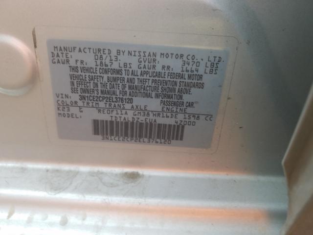 2014 NISSAN VERSA NOTE 3N1CE2CP2EL376120