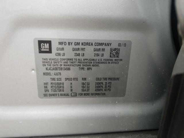 2013 BUICK ENCORE KL4CJASB7DB134586