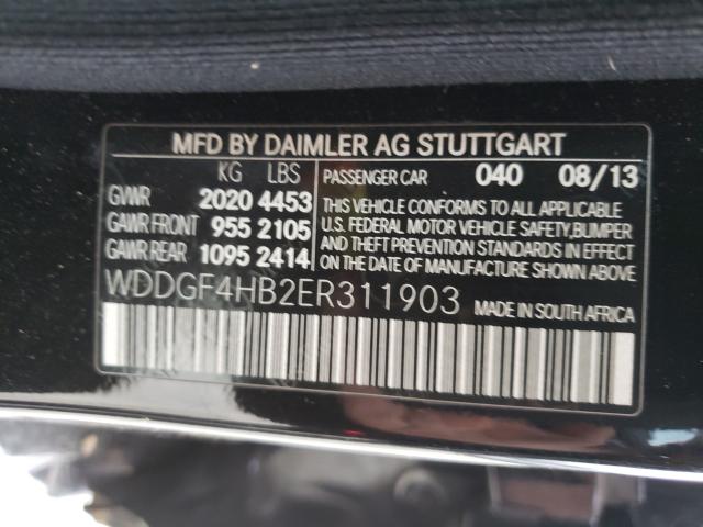 2014 MERCEDES-BENZ C 250 WDDGF4HB2ER311903