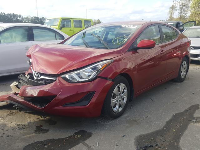 2016 HYUNDAI ELANTRA SE KMHDH4AE0GU648609