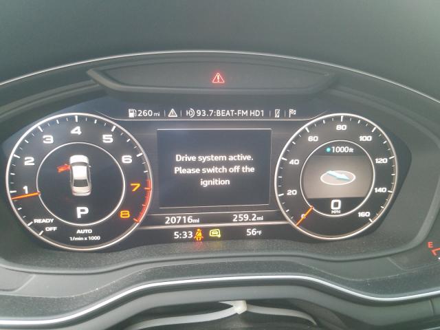 2018 AUDI A4 PREMIUM WAUENAF48JA100265