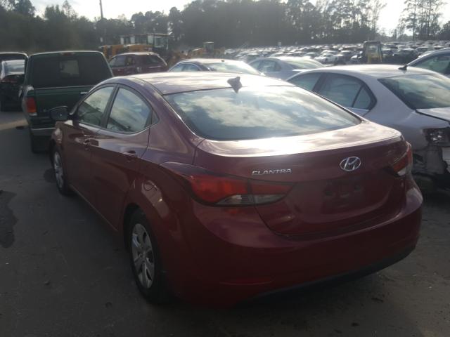 2016 HYUNDAI ELANTRA SE KMHDH4AE0GU648609