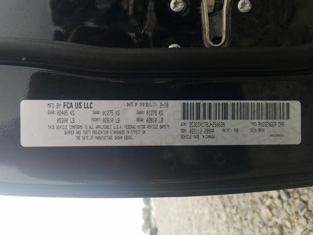 2018 DODGE CHARGER R/ 2C3CDXCT9JH260639