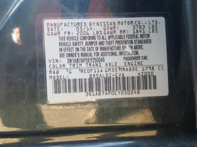 2014 NISSAN SENTRA S - 3N1AB7AP0EY250048