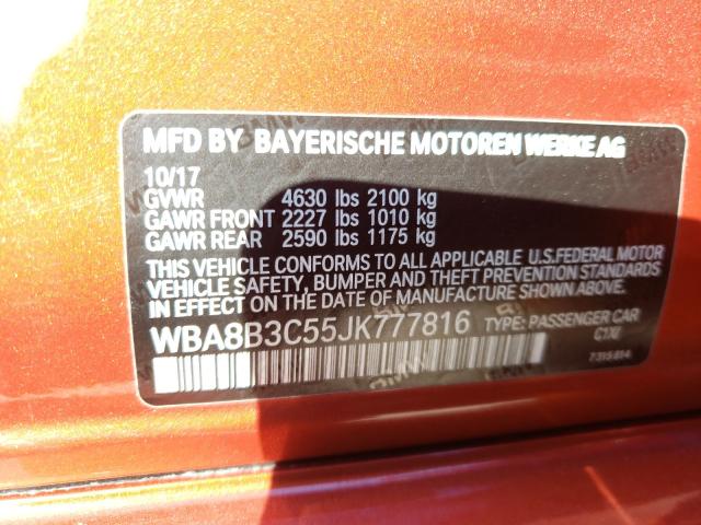 2018 BMW 340 I WBA8B3C55JK777816