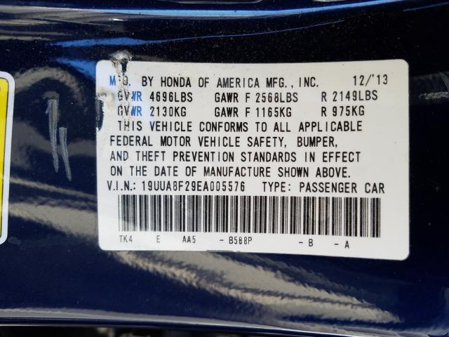 2014 ACURA TL 19UUA8F29EA005576